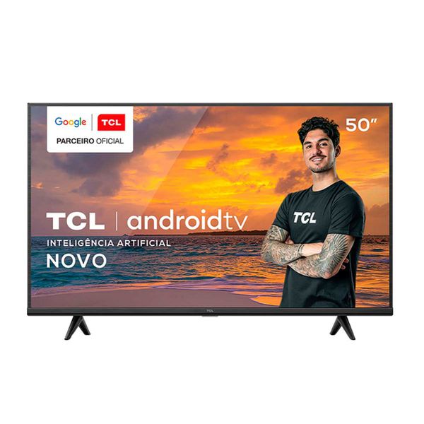 Smart TV LED 50" TCL P615 UHD 4K HDR, Android TV, Bluetooth, Comando De Voz, Google Assistant, 3 HDMI 2 USB