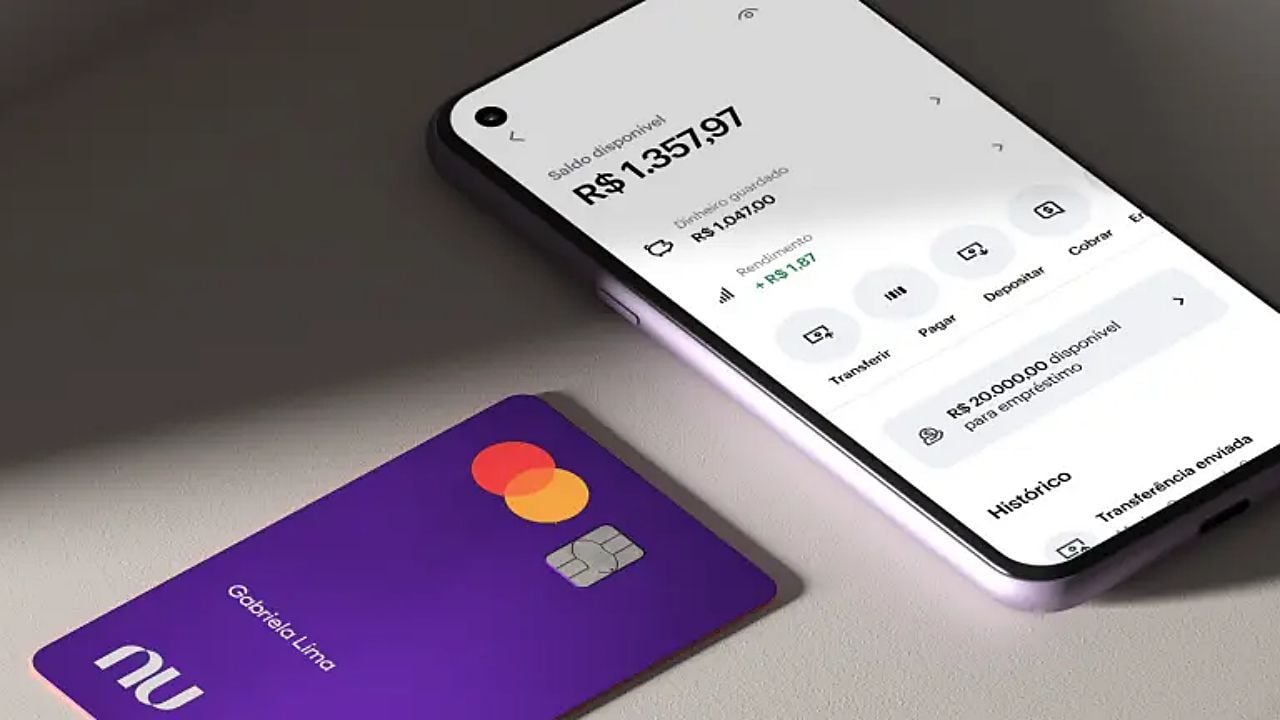 Como colocar crédito no celular pelo app do Nubank