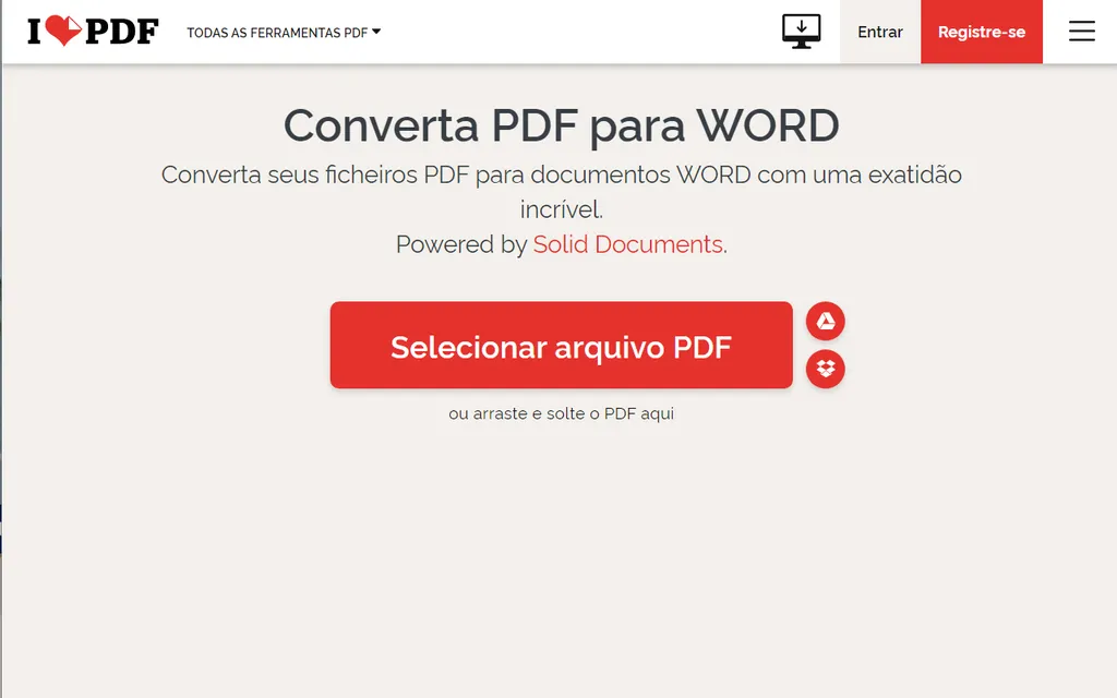 Como Converter PDF Em Word Canaltech