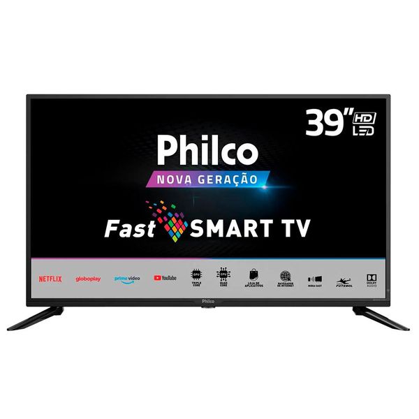 Smart TV LED 39´ Philco PTV39G50S, Conversor Digital, 2 HDMI, 1 USB, HDR - 99393038