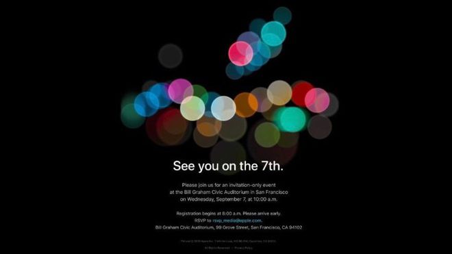 Apple Evento 7 de setembro
