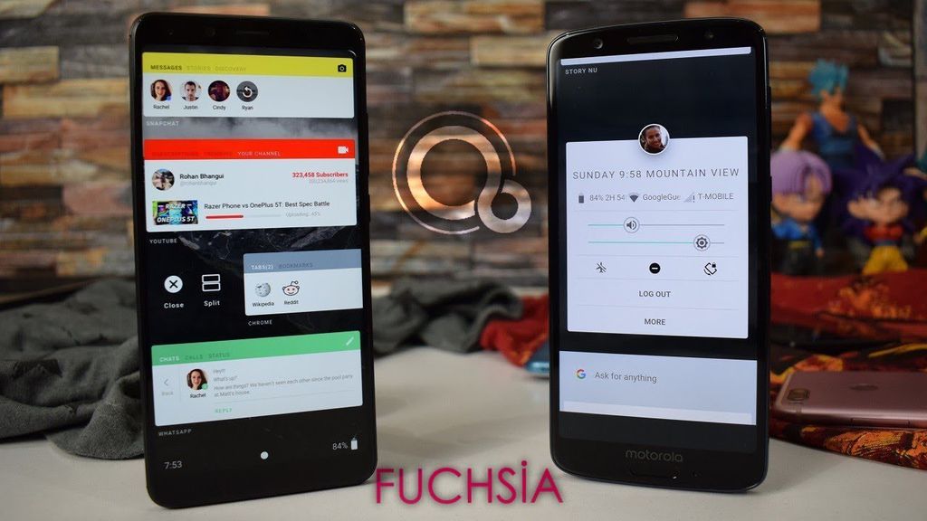 Ainda não dá para saber como é o Fuchsia ou que tipo de dispositivos ele deve suportar (Imagem: TechDroide/Youtube)