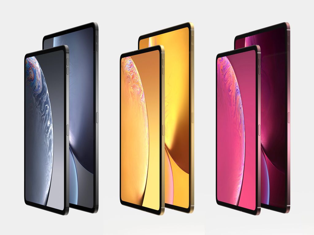 iPad Pro 2018 | Imagens renderizadas vazam mostrando novos tablets da Apple