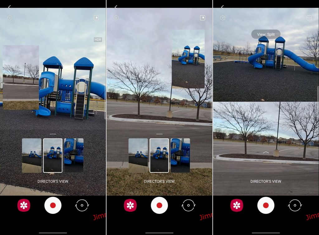 Modo exibe uma miniatura das capturas dos diferentes sensores do celular (Imagem: reprodução/JimmyIsPromo)