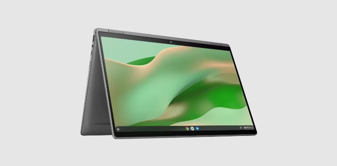 Novo Chromebook Plus x360 traz tela de 14 polegadas (Imagem: Divulgação/HP)