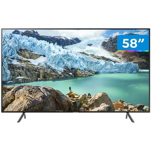 Smart TV 4K LED 58” Samsung UN58RU7100 - Wi-Fi Bluetooth HDR 3 HDMI 2 USB [À VISTA]