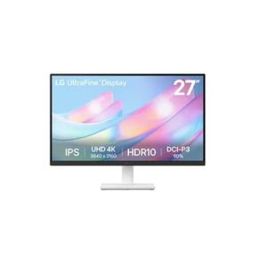 Monitor LG UltraFine Smart 4K 27" UHD IPS, HDR10, DCI-P3 90%, Dynamic Action Sync - 27US500-W. | CUPOM