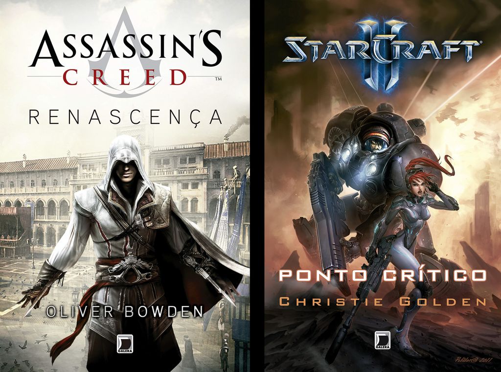 Assassin's Creed - Renascença e Starcraft - ponto Crítico expandem os universos conhecidos dos games (Imagem: Reprodução/Editora Galera)