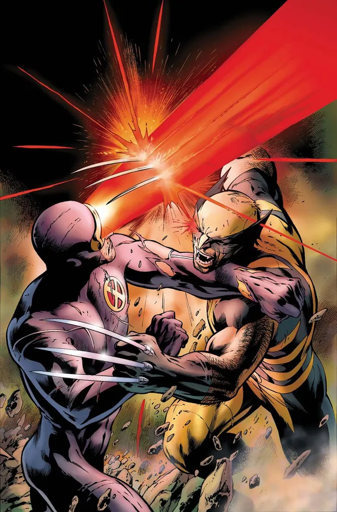 Rivalidades entre super-heróis nos quadrinhos: Ciclope vs Wolverine (Imagem: Reprodução/Marvel Comics)
