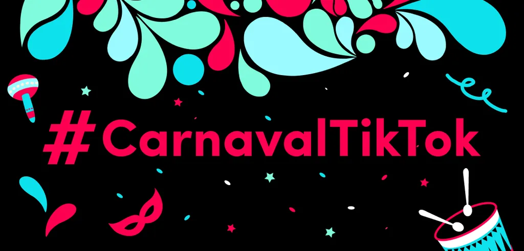 O TikTok investiu em uma programação bacana para as pessoas "pularem" Carnaval de casa (Imagem: Divulgação/TikTok)