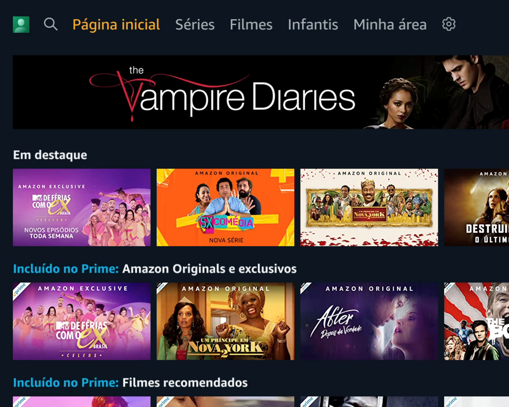 Além de filmes e séries populares, a Amazon também conta com produção original - Captura de tela: Thiago Furquim (Canaltech)