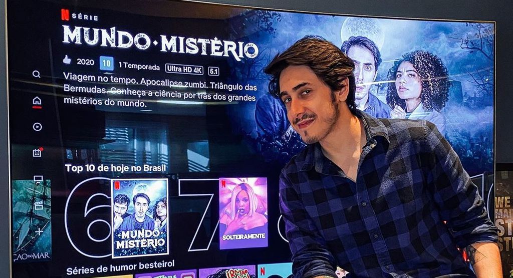 Castanhari conta bastidores da série Mundo Mistério, original da Netflix (Imagem: Reprodução/Instagram) 