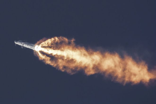 A SpaceX fez algumas modificações no Starship para seu próximo teste de voo (Imagem: Reprodução/SpaceX)