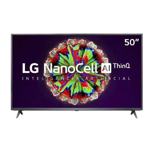 Smart TV LG 50" 4K NanoCell 50NANO79SND - WiFi Bluetooth HDR Inteligencia Artificial ThinQAI Google Assistente Alexa IOT