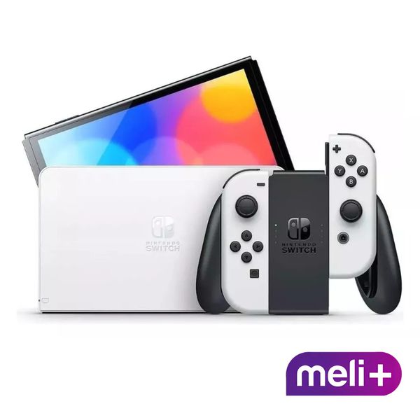 LEIA A DESCRIÇÃO | Nintendo Switch OLED 64 GB Standard | CUPOM NO CARRINHO + PIX | EXCLUSIVO MELI+