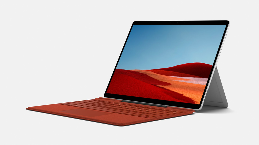 Verdadeira imagem e renderização do Surface Pro X (Imagem: Reprodução/Microsoft)
