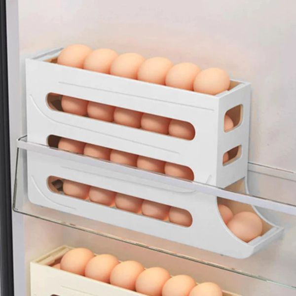 Organizador de ovos com 4 espaços/andares