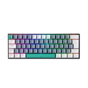 Teclado Mecânico Gamer Machenike K500-B61, RGB, Switch Blue, Layout 60% Compacto, HotSwap, USB-C, ABNT2 | CUPOM