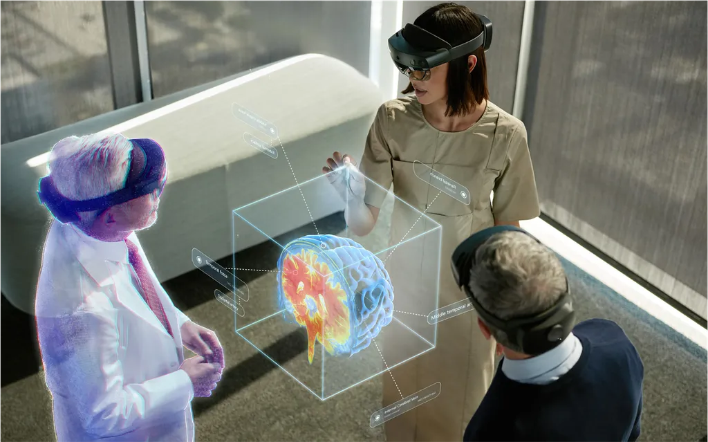 Metaverso e outras interações de realidade virtual poderão crescer ainda mais após a chegada do 6G (Imagem: Divulgação/Microsoft)
