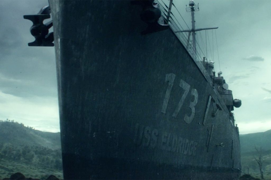 Série se aproveitou das teorias da conspiração sobre o barco para inseri-lo na história (Imagem: Reprodução/Disney+)