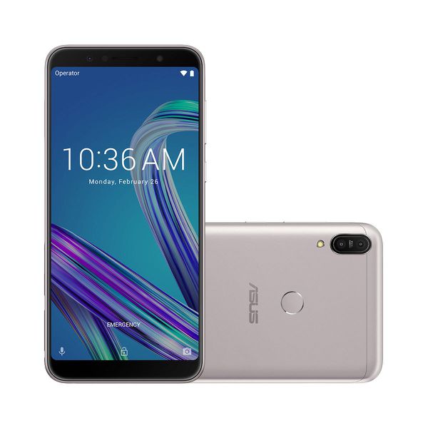Smartphone Asus Zenfone M1 Max Pro 64GB Prata 4G Tela 6.0" Câmera 13MP+5MP Selfie 8MP Dual Chip Android 8.0 | Carrefour