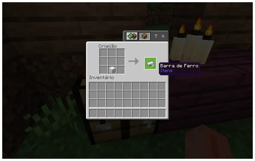 Como fazer ferro no Minecraft | Barras, grades e blocos