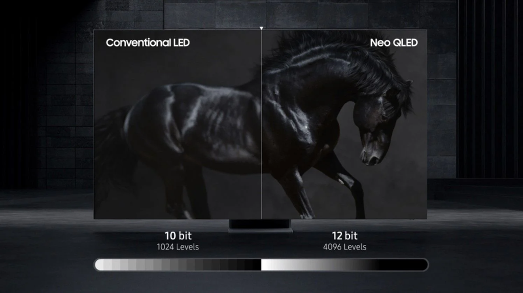 Telas QD-OLED da Samsung devem oferecer profundidade de cor superior ao Neo QLED (Imagem: Reprodução/Samsung)