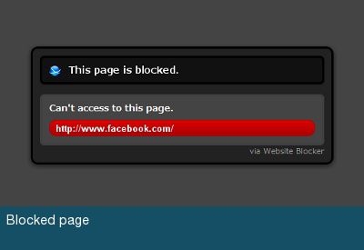 Com o Website Blocker é possível bloquear o acesso a determinados sites por faixa de horário