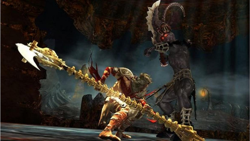 Combate em Dante's Inferno
