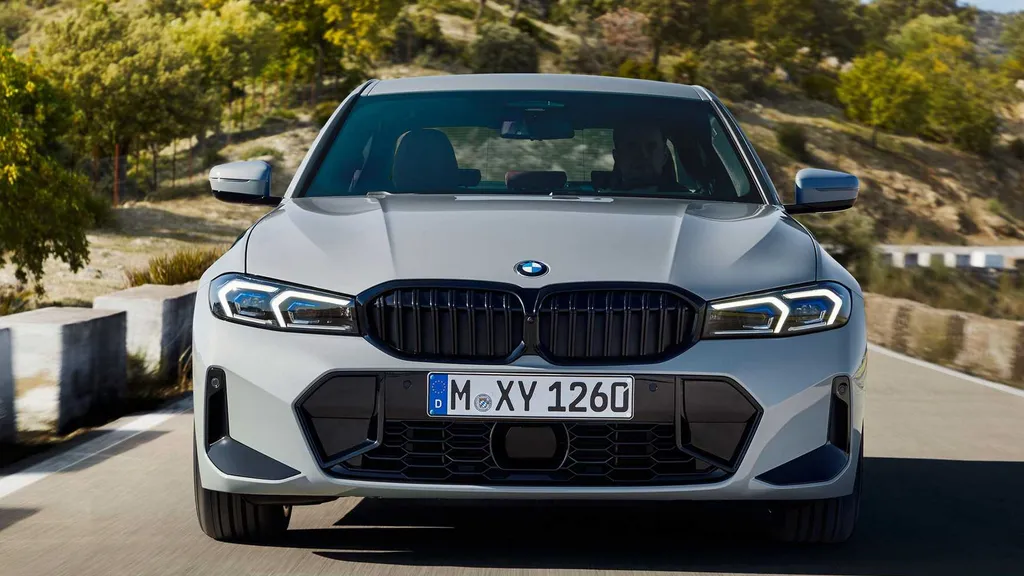 BMW Série 3 manterá motor a combustão, mas também terá versão elétrica (Imagem: Divulgação/BMW)