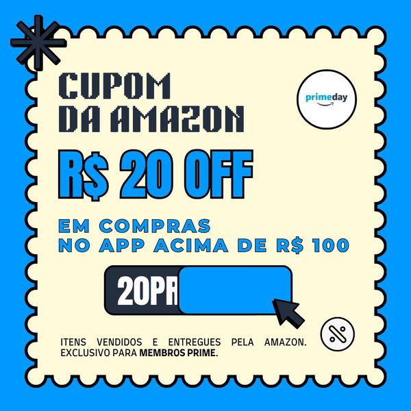 🎁 Amazon - R$ 20 OFF em compras acima de R$ 100 | CUPOM + SÓ NO APP 🎁