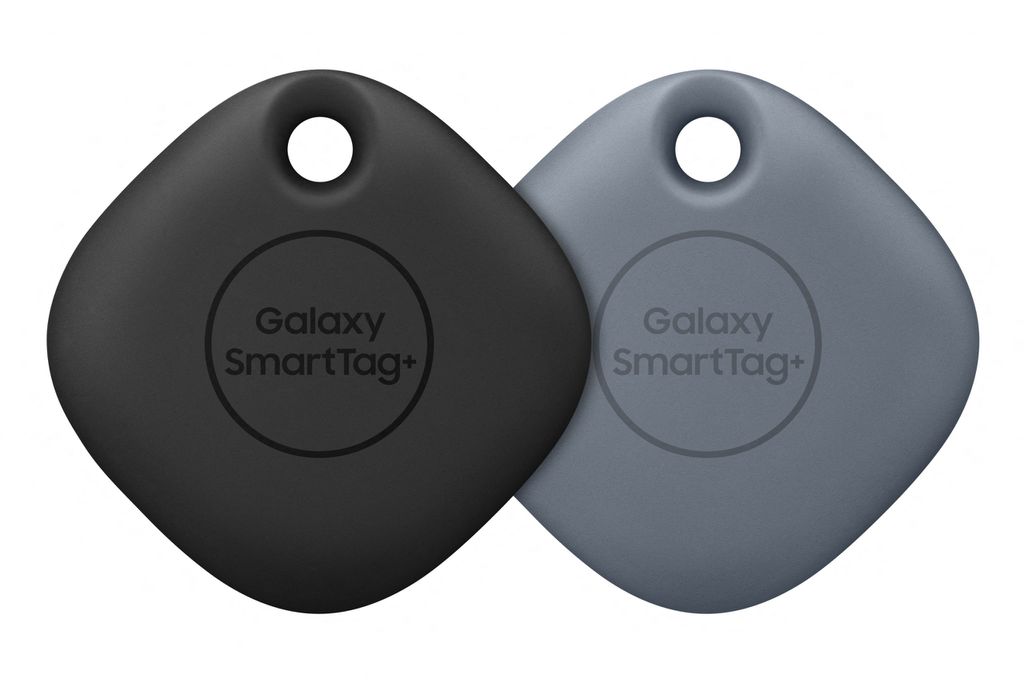 As SamsungGalaxy SmartTags+ se destacam pela presença da tecnologia de rastreamento UWB (Imagem: Divulgação/Samsung)