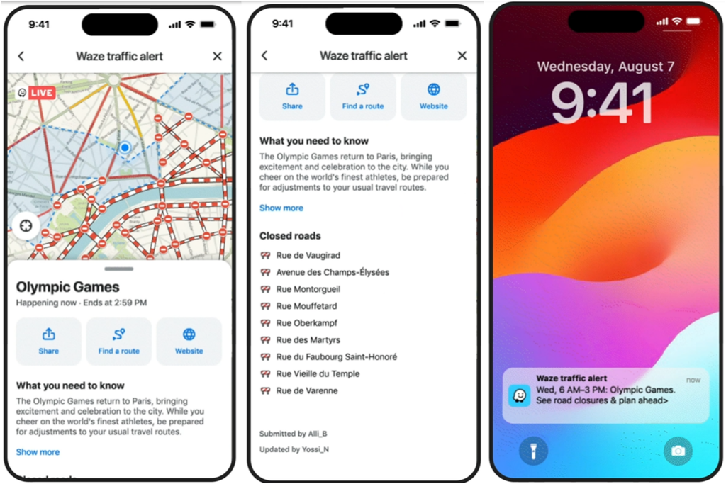 Waze ganha novos alertas sobre eventos que podem impactar o trânsito (Imagem: Divulgação/Google)