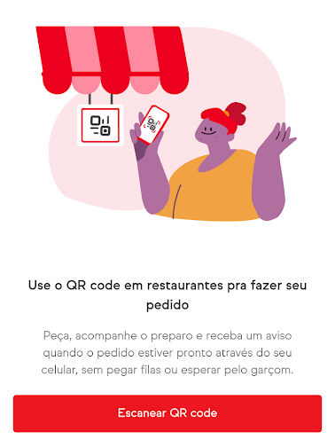 Use um QR Code para pagar (Imagem: André Magalhães/Captura de tela)