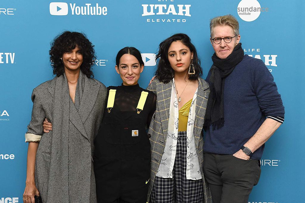Da esquera para a direita: Poorna Jagannathan, Pipa Bianco, Rhianne Barreto e J.C. Mackenzie (Imagem: HBO, via Sundance Festival)