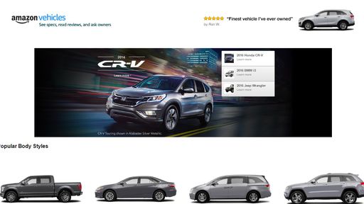 Amazon lança plataforma para auxiliar compradores de carros