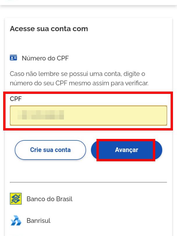 Acesse a base RENAVAM e efetue o login na sua conta do Gov.br utilizando seu CPF (Captura de tela: Matheus Bigogno)