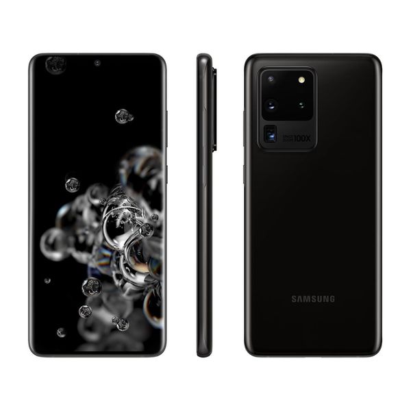 Smartphone Samsung Galaxy S20 Ultra 512GB Cosmic - Black 16GB RAM 6,9” Câm. Quádrupla + Selfie 40MP Preto