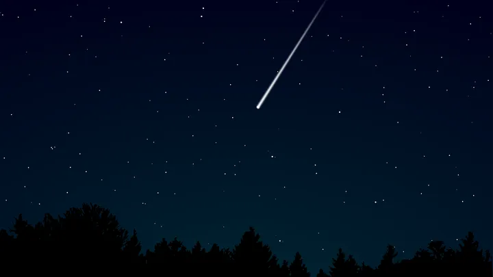 Muitos dos meteoros caem na Terra durante o dia e em regiões inabitadas (Imagem: Reprodução/OpenClipart-Vectors/Pixabay)