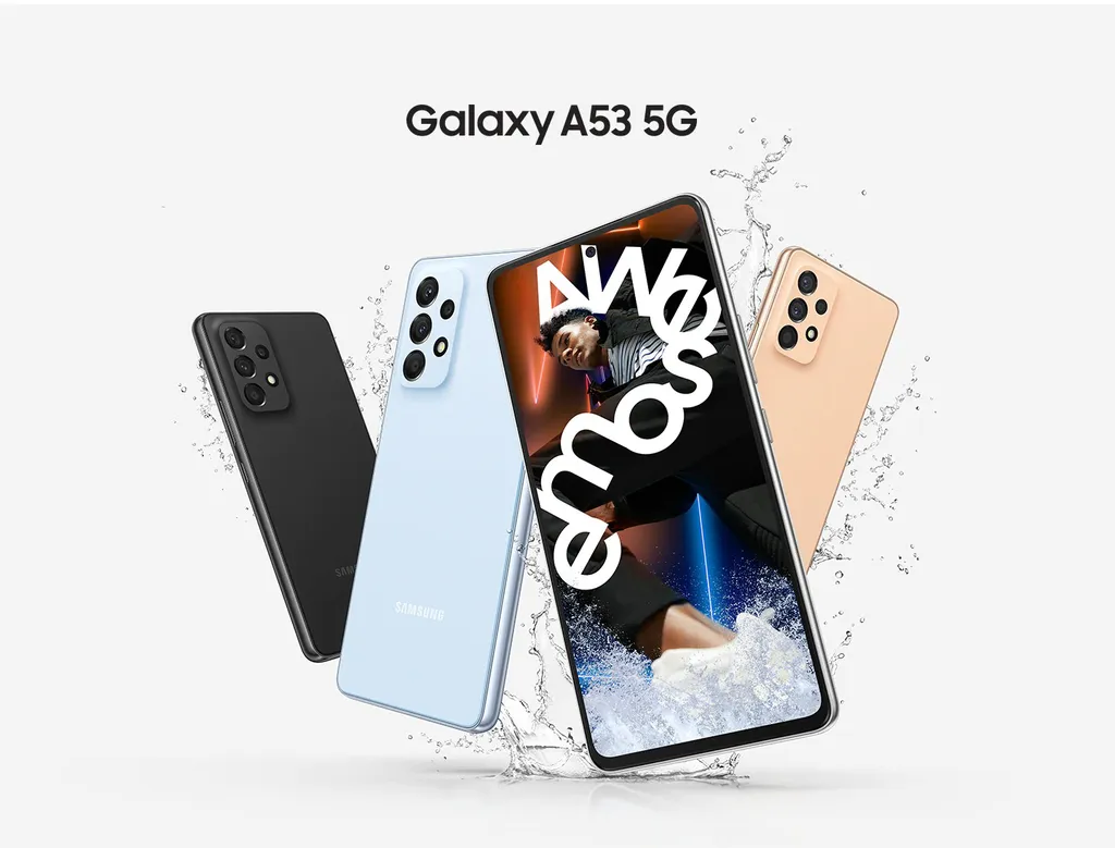 Galaxy A53 5G mantém muitos pontos vistos no Galaxy A52 5G (Imagem: Reprodução/Samsung)