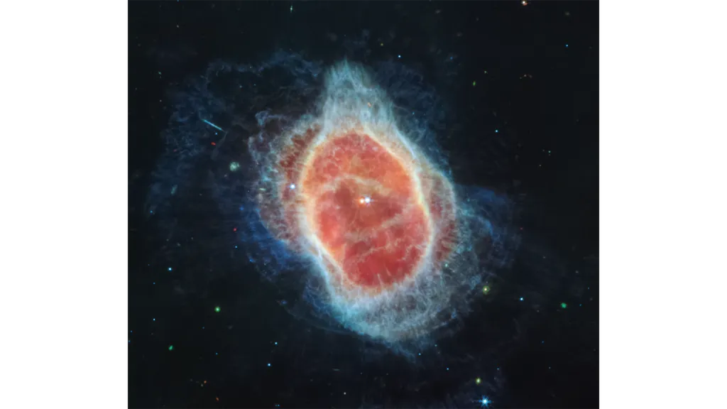 O grito de morte de uma estrela (Imagem: Reprodução/NASA/ESA/CSA/STScI)