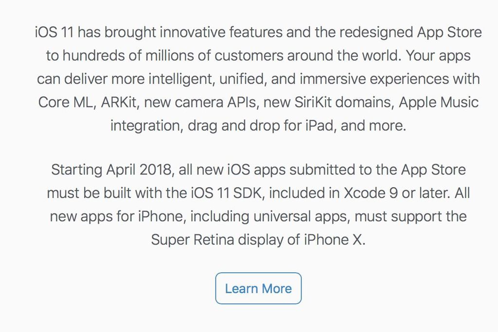 Aviso da Apple enviado a todos os desenvolvedores que têm apps publicados na App Store