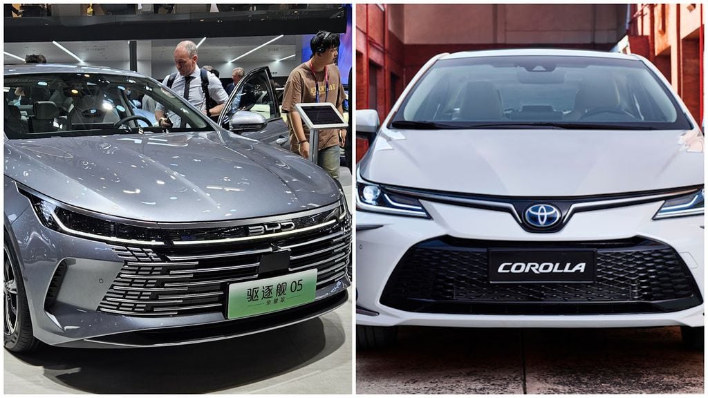 BYD King ou Toyota Corolla: qual será o rei dos sedans no Brasil ? (Imagens: Paulo Amaral/Canaltech e Divulgação/Toyota)