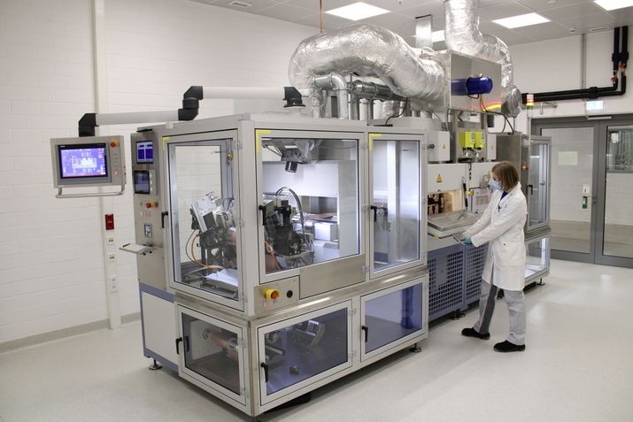 Laboratório de células de bateria Volkswagen em Salzgitter