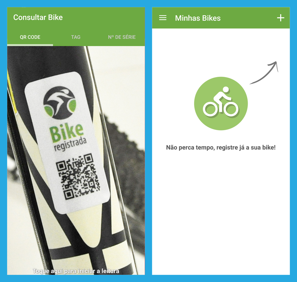 Consulte as bicicletas cadastradas na plataforma (Imagem: André Magalhães/Captura de tela)