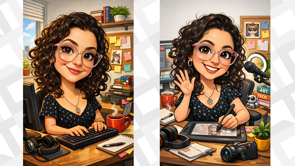 Caricaturas criadas pelo ChatGPT