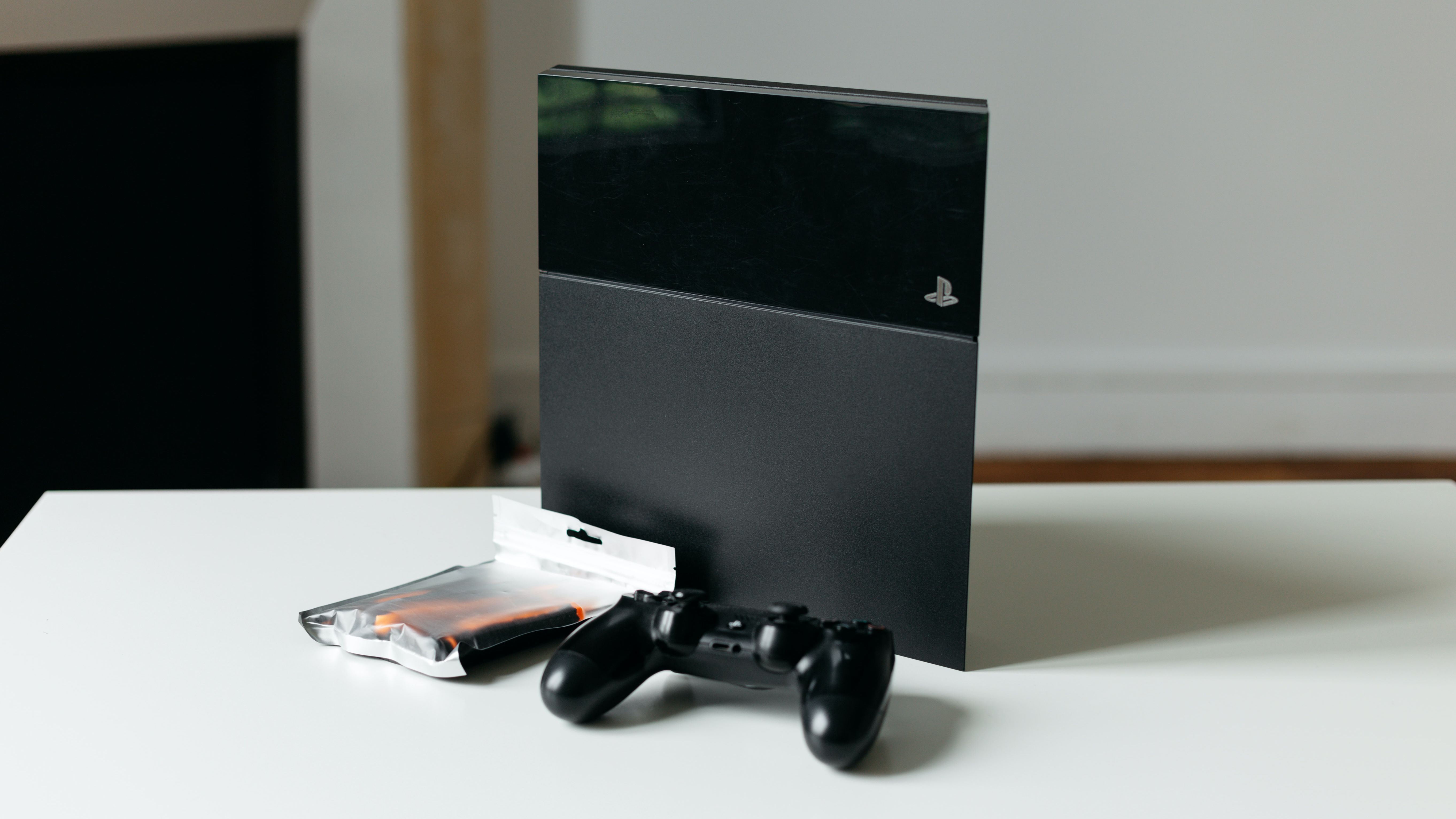 Suporte Horizontal Mesa Playstation Ps4 Pro Refrigeração Branco