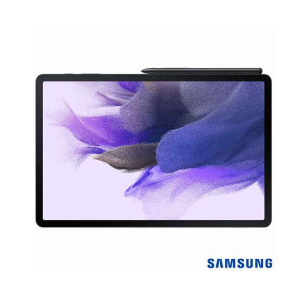 Tablet Samsung Galaxy S7 FE Preto com 12,4”, 4G, Android 11, Processador SnapDragon 750G - SM7225 e 128GB
