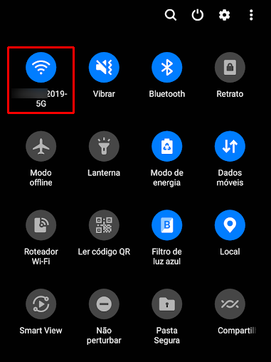 Abra as opções de conexão Wi-Fi (Imagem: André Magalhães/Captura de tela)