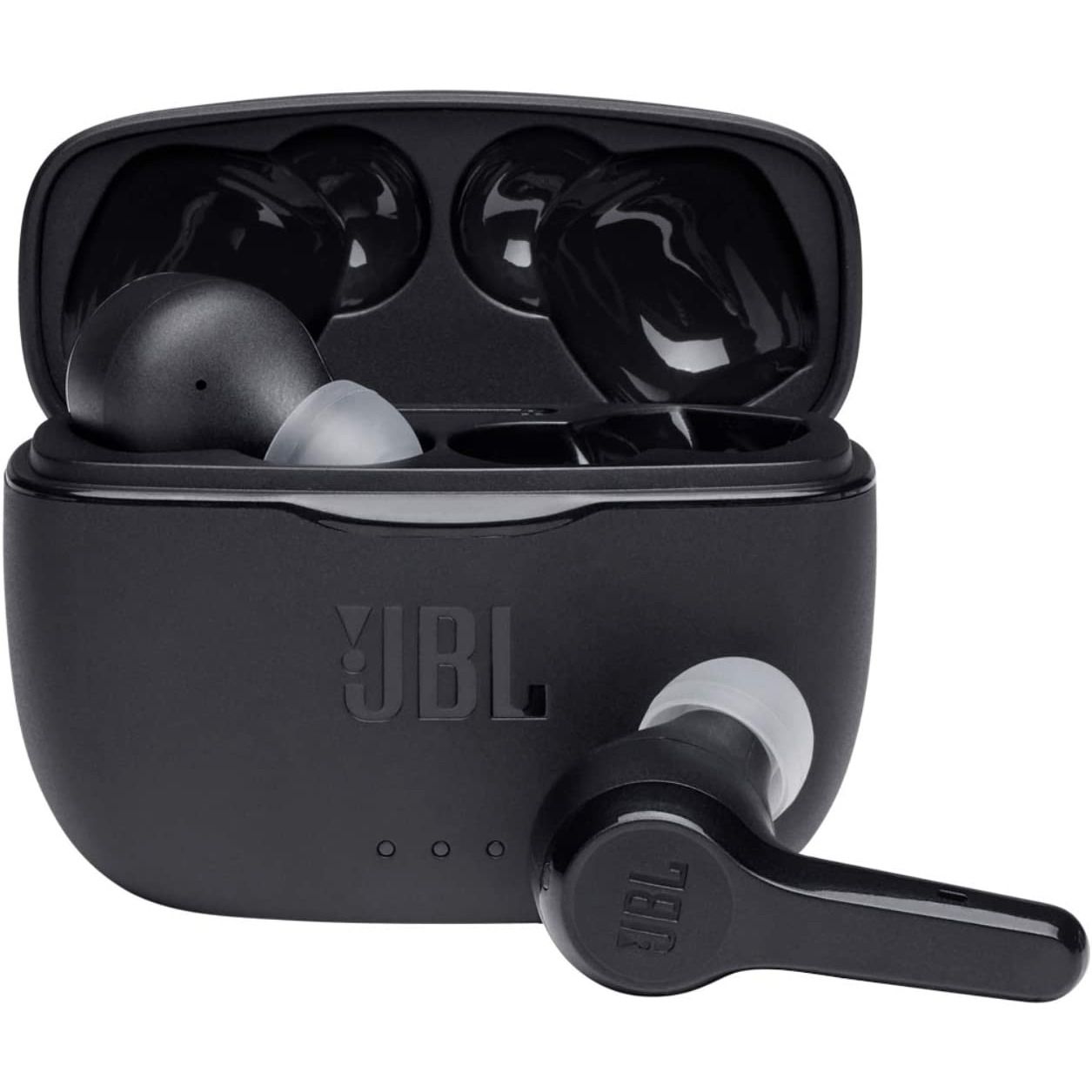 Fone de ouvido in ear true Wireless, JBL, JBLT215TWSBLK, preto, pequeno